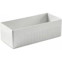 Authentics Bac gerbable Kali L, Boîte de rangement, ABS, blanc, 28.5 x 12 x 9 cm, 1300378