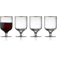 Lyngby Glas Verre à Vin Lyngby Glas Palermo Gold 300 ml (4 pièces)