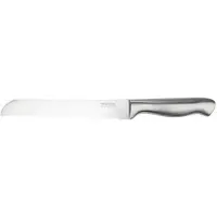 Nirosta 41833 Couteau À Pain, Couteau À Découper, Lame De 20cm, Argenté, Acier Inoxydable, 33,5x3cm