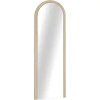 Schildmeyer Flora Spiegelelement Weisseiche Dekor / goldfarben (36 x 109 cm)