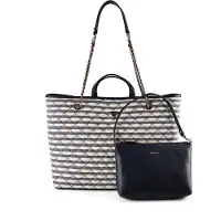 GUESS Cabas 'Giully II' beige clair / marine