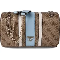 GUESS Sac à bandoulière 'Noelle' bleu ciel / moka