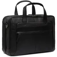 The Chesterfield Brand Sac ordinateur 17 pouces Ryan - Cuir véritable - Noir