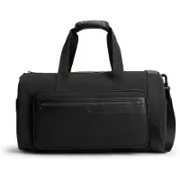 Tommy Hilfiger Sac de voyage 'Logo Mixed Texture Duffel' noir