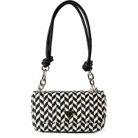GUESS Sac bandoulière 'Tessi' noir / blanc