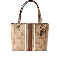GUESS Cabas 'Noelle II' marron / noisette / blanc