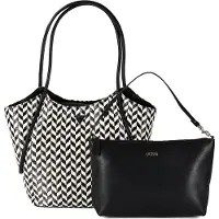 GUESS Sac bandoulière 'TESSI' noir