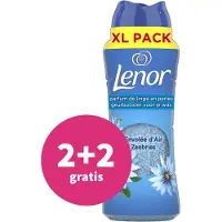 Lenor Fragrance Booster Sea Breeze - Perles de parfum pour le linge - 1 x 495g - Bleu - 7,2 x 7,2 x 23,5 cm