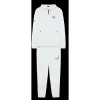 EA7 pour homme. 8NPV08_PN4HZ Tennis Pro Tracksuit blanc (L), Sport, Tennis/Padel, Multisport, Polyester, Manche longue