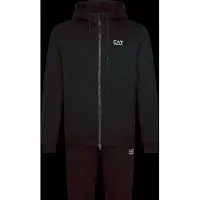EA7 Survêtement noir / blanc