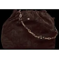 Ba&sh pour femme. 2H24CFMS Sac en cuir June marron (OSFA), Casuel