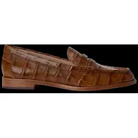 Ralph Lauren pour femme. 802962176006 Mocassins en Cuir Wynnie marron (36), Plat, Aucun, Casuel
