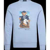 Ralph Lauren Sweat-shirt 'SEASONAL' bleu clair / marron / noir / blanc