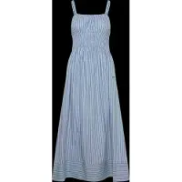 BOSS Robe 'C_Diplyn' bleu clair / bleu foncé