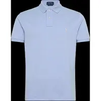 Ralph Lauren pour homme. 710680784531 Le polo piqué bleu clair iconique (L), Casuel, Coton, Manche courte
