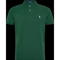 Ralph Lauren pour homme. 710680784526 Le polo piqué vert foncé iconique (S), Casuel, Coton, Manche courte