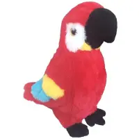 Beppe Perroquet Ara 30 cm rouge 13742