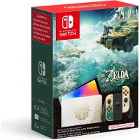 Switch OLED Console The Legend of Zelda : Tears of the Kingdom Edition (Joy-Con Vert et Or)