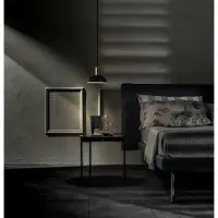 STONES Table extensible Match 1 avec plateau en céramique effet marbre noir mat et piètement en métal noir - Design industriel contemporain 160/240 cm