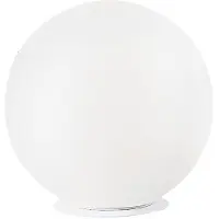 ROSSINI ILLUMINAZIONE Lampe De Table Emily 20Cm En Verre Soufflé Satiné Blanc - Douille E27 75W Ip20 - Éclairage Design D'Intérieur - Groupe Rossini