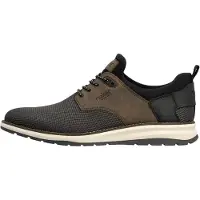 Rieker Chaussure de sport à lacets brun foncé / noir
