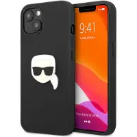 Karl Lagerfeld Cas (Apple iPhone 13 mini), Coque pour téléphone portable, Noir