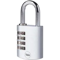 Yale Y151B/40/130/1 Cadenas 40 mm Argent Serrure à combinaison