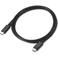 Lenovo 4X91U94413, 1 m, USB-C, USB-C, USB4 Gen 3x2, 40 Gbit/s, noir