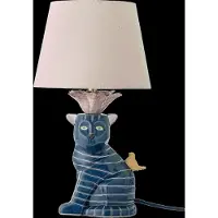 Bloomingville Lampe de table Eri bleue