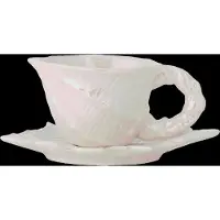 Bloomingville Ensemble de 4 tasses et soucoupes Shellie
