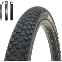 Maxxi4you 1 x pneu de vélo BMX Kenda K-Rad K-905 20" noir 58-406 (20 x 2,35) avec démonte-pneu