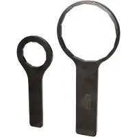 Ks Tools Jeu de clés pour filtre à huile 1/2 pouce pour Mitsubishi, D. 86/41 mm / 15/12 surfaces, 2 pièces