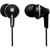 Panasonic RP-HJE125E-K écouteur/casque Écouteurs Avec fil Ecouteurs Musique Noir