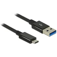 DeLOCK 83983 USB3.1 Kabel C -> A St/St 1.00m koaxial sw Prem
