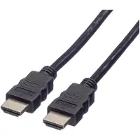 Roline HDMI High Speed Cable with Ethernet - Câble HDMI avec Ethernet - HDMI mâle pour HDMI mâle - 15 m - blindé - noir