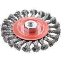 Kwb 719730 Brosse ronde & rotative Roue à rayons 11,5 cm