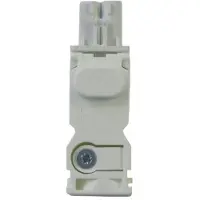 Finder Connecteur mâle AC pour LED Série 7L 07L.12 Connecteur mâle AC blanc