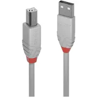 Lindy USB 2.0 Kabel Typ A/B Anthra Line M/M 5m