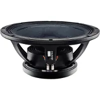 Monacor CF18VJD/8 18 Zoll PA-Subwoofer 1600 W 8 Ω (1 pièce), Enceinte encastrable, Noir