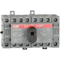 ABB Commutateur 25A 4 pôles 1,5-35qmm, Bouton + interrupteur, Noir