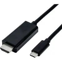 Roline 11045843 5 m USB Type-C HDMI Type A (Standard) Noir