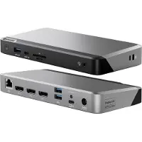 Alogic DX3 Verkabelt USB 3.2 Gen 1 (3.1 Gen 1) Type-C Schwarz - Grau (DUPRDX3-WW)