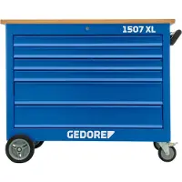Gedore 1507 XL 40200 Établi à roulettes avec 6 tiroirs, 3127796