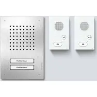 Siedle & SÖHNE Siedle Audio-Set SET CLAB 850-2 E/W Siedle Classic acier inoxydable/blanc