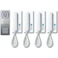 Siedle SET CA 812-4 E/W Edelstahl - Weiß (210008741-00)