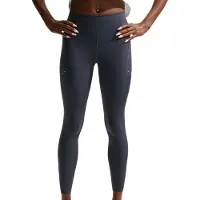 Nike Swift High-waisted 7/8 Running Leggings Femme - Leggings, Gris - Taille 36 - Jersey de coton