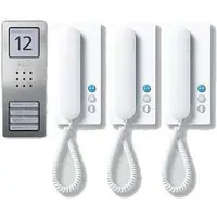 Siedle SET CA 812-3 E/W Edelstahl - Weiß (210008740-00)