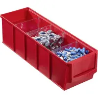 Allit Caisse industrielle 'ProfiPlus ShelfBox 300S, rouge, 1 pièce
