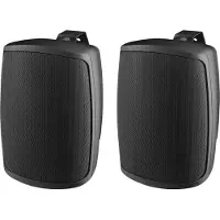 Monacor WALL04T Enceinte murale Public Adress, Haut-parleur PA, Noir