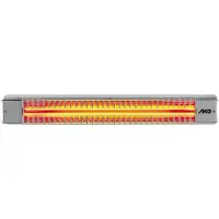 Dimplex Chauffage de terrasse UWS 75 RD, Radiateur infrarouge, Gris, Argent